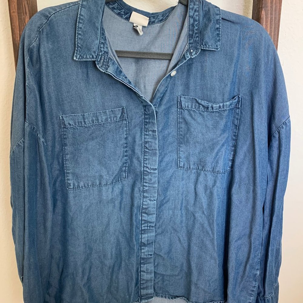 Chambray Top